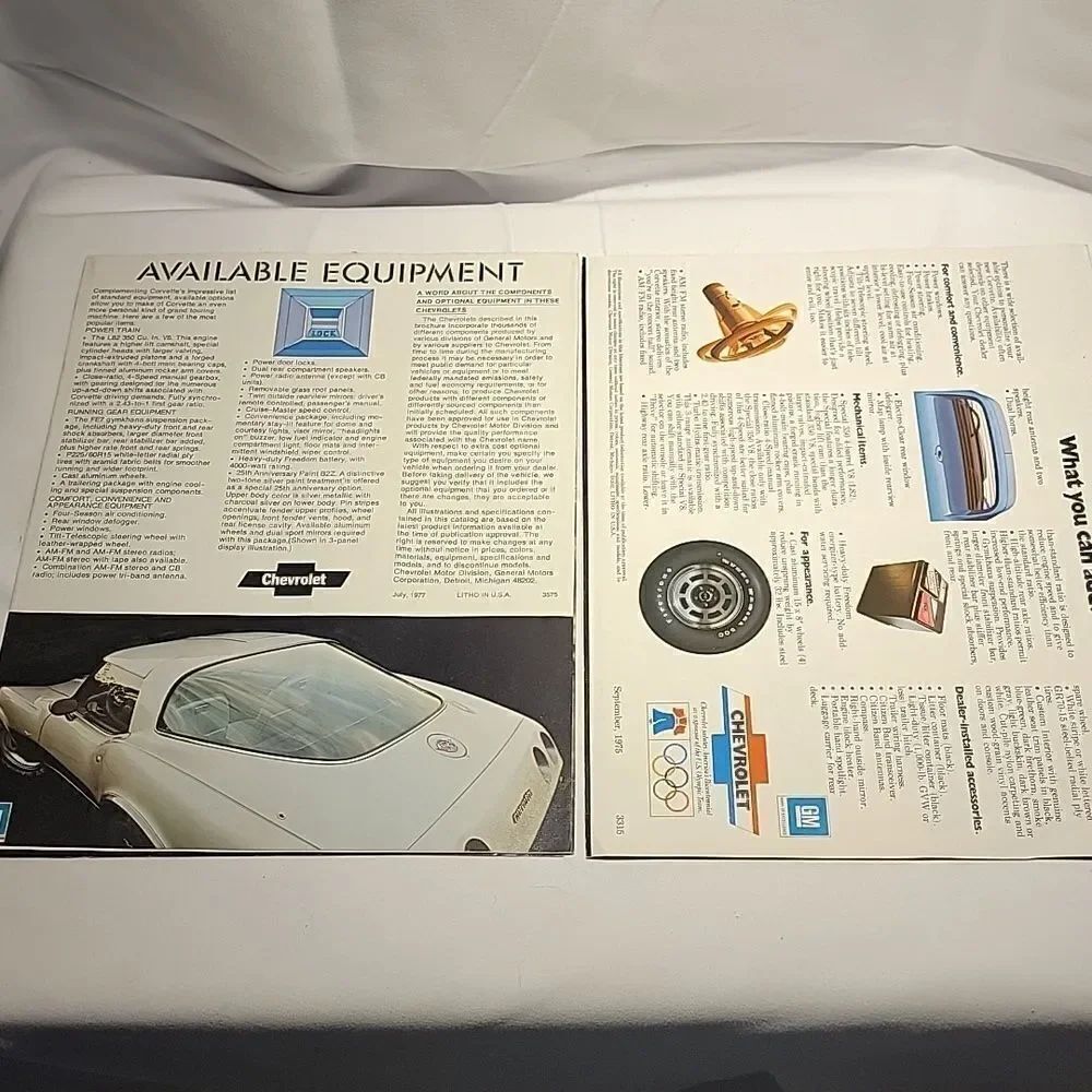 Corvette sales pamphlets - Picture 2 of 5